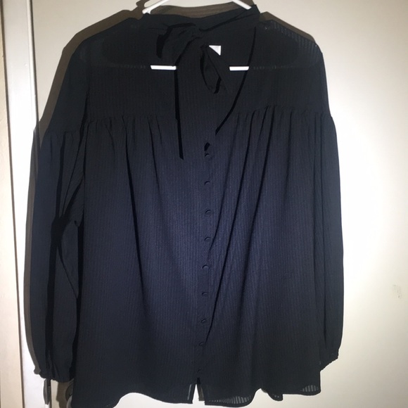 Time and Tru Tops - Black women’s blouse. Time and Tru Tops - Black women’s blouse.